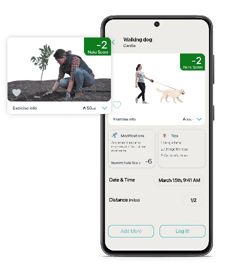 Nutu Exercise Logging